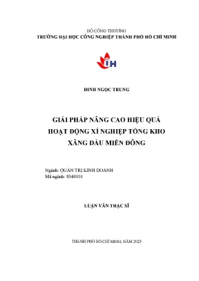 Giải pháp nâng cao hiệu quả hoạt động xí nghiệp tổng kho xăng dầu miền đông