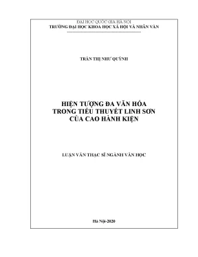Hiện tượng đa văn hóa trong tiểu thuyết linh sơn của cao hành kiện