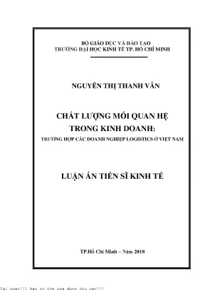 Chất lượng mối quan hệ trong kinh doanh