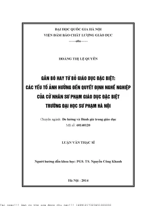 Gắn bó hay từ bỏ giáo dục đặc biệt
