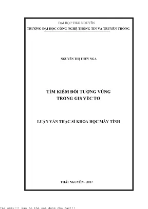 Tìm kiếm đối tượng vùng trong gis véc tơ