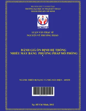 Đánh giá ổn định hệ thống điện nhiều máy phát bằng phương pháp mô phỏng