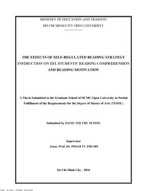 The effects of self regulated reading strategies instruction on efl students reading comprehension and reading motivation