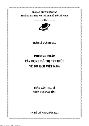 Phương pháp xây dựng đồ thị tri thức về du lịch việt nam