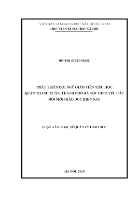 Quản lý giáo dục đạo đức cho học sinh cá biệt tại trường trung học phổ thôngtô hiệu huyện thường tín thành phố hà nội