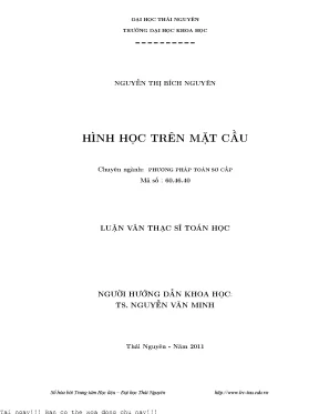 Hình học trên mặt cầu