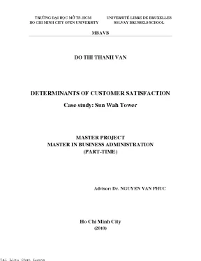 Determinants of customer satisfaction case study sun wah tower