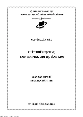 Phát triển dịch vụ end hopping cho hạ tầng sdn