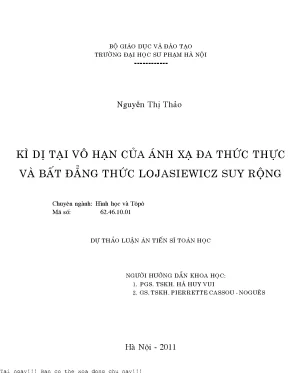 Nghiên cứu một số yếu tố nguy cơ và ảnh hưởng của vô sinh do vòi tử cung đến phụ nữ tại thanh hóa