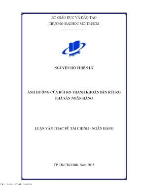 Ảnh hưởng của rủi ro thanh khoản đến rủi ro phá sản ngân hàng