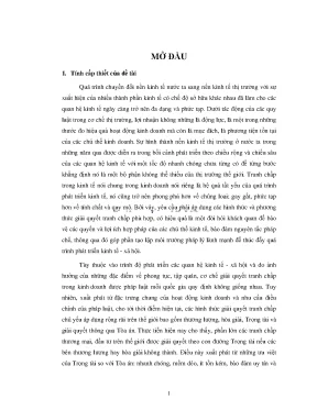 Công nhận và thi hành quyết định của trọng tài thương mại tại việt nam theo pháp luật việt nam hiện nay