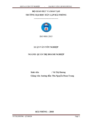 Luận văn thạc sĩ một số biện pháp nhằm đẩy nhanh tốc độ tiêu thụ tại công ty tnhh thương mại duy tùng