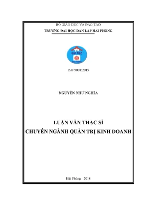 Luận văn thạc sĩ giám sát hải quan đối với hàng hóa nhập khẩu tại chi cục hải quan cửa khẩu cảng hải phòng khu vực 1