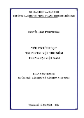 Yếu tố tính dục trong truyện thơ nôm trung đại việt nam