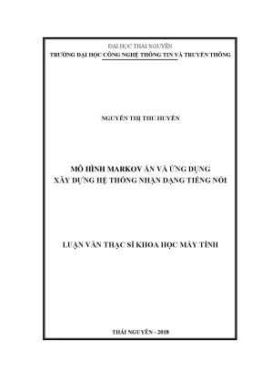 Mô hình markov ẩn và ứng dụng xây dựng hệ thống nhận dạng tiếng nói