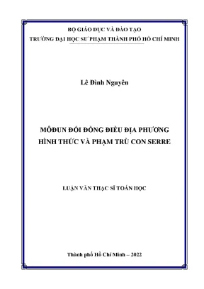 Môđun đối đồng điều địa phương hình thức và phạm trù con serre