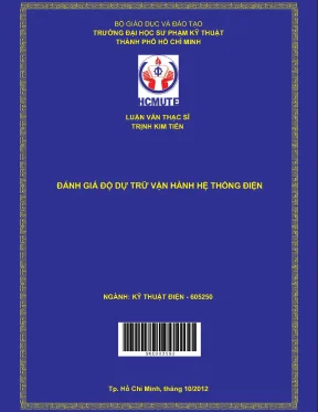 Đánh giá độ dự trữ vận hành hệ thống điện