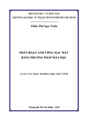 Phân đoạn ảnh võng mạc mắt bằng phương pháp máy học