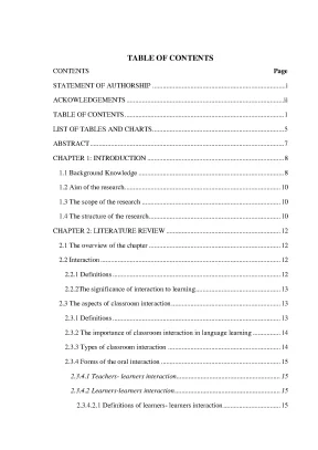 An investigation into classroom activities used for improving first year efl students oral interaction in speaking classes at hue university college of foreign languages