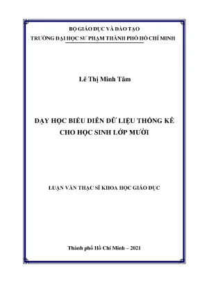Dạy học biểu diễn dữ liệu thống kê cho học sinh lớp mười
