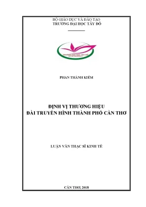 Định vị thương hiệu đài truyền hình thành phố cần thơ