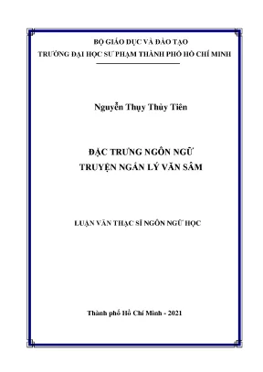 Đặc trưng ngôn ngữ truyện ngắn lý văn sâm