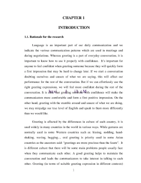 A study on english expression of greeting with the reference to vietnamese equivalents