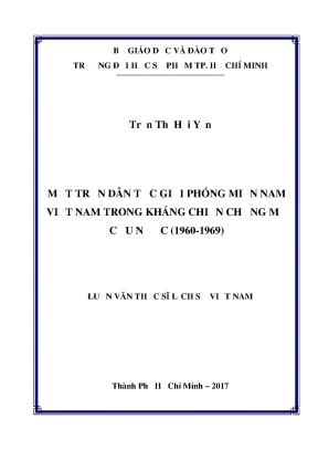 Mặt trận dân tộc giải phóng miền nam việt nam trong kháng chiến chống mỹ cứu nước 1960 1969