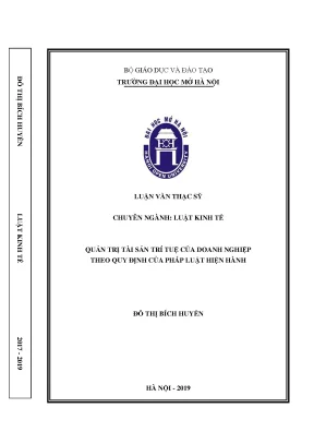 Quản trị tài sản trí tuệ của doanh nghiệp theo quy định của pháp luật hiện hành