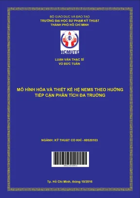 Mô hình hóa và thiết kế hệ nems theo hướng tiếp cận phân tích đa trường