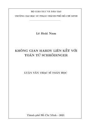 Không gian hardy liên kết với toán tử schrodinger