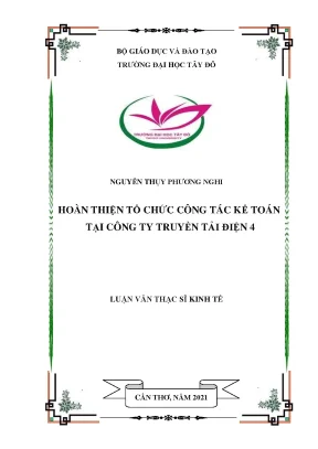 Hoàn thiện tổ chức công tác kế toán tại công ty truyền tải điện 4
