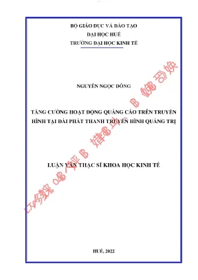 Tăng cường hoạt động quảng cáo trên truyền hình tại đài phát thanh truyền hình quảng trị