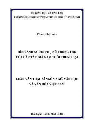 Hình ảnh người phụ nữ trong thơ của các tác giả nam thời trung đại