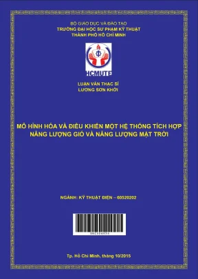 Mô hình hóa và điều khiển một hệ thống tích hợp năng lượng gió và năng lượng mặt trời
