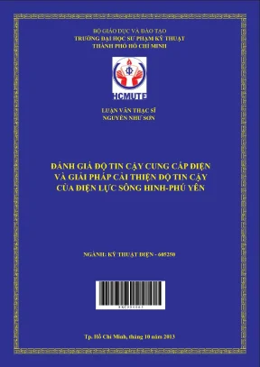 Đánh giá độ tin cậy cung cấp điện và giải pháp cải thiện độ tin cậy của điện lực sông hinh phú yên