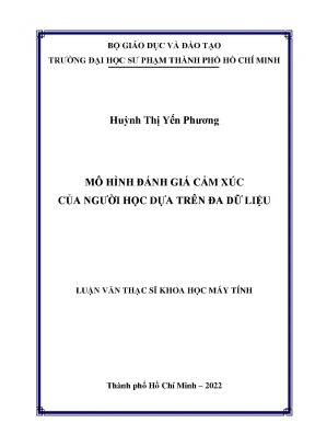 Mô hình đánh giá cảm xúc của người học dựa trên đa dữ liệu