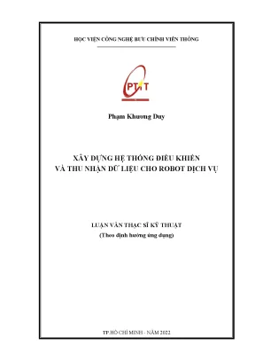 Xây dựng hệ thống điều khiển và thu nhận dữ liệu cho robot dịch vụ 2