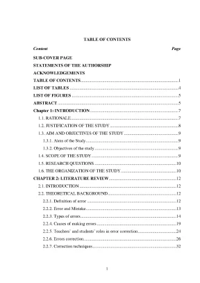 An investigation into effective error correction techniques used in writing classes at nguyen hue high school in hue city