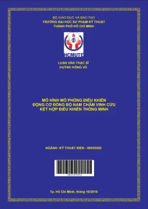 Mô hình mô phỏng điều khiển động cơ đồng bộ nam châm vĩnh cửu kết hợp điều khiển thông minh