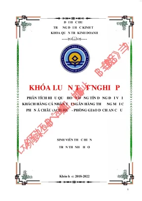 Phân tích hiệu quả hoạt động tín dụng đối với khách hàng cá nhân tại ngân hàng thương mại cổ phần á châu acb pgd an cựu