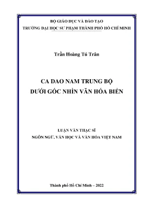 Cao dao nam trung bộ dưới góc nhìn văn hóa biển