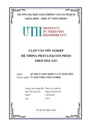 Luận văn tốt nghiệp hệ thống phân loại sản phẩm theo màu sắc