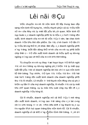 Một số giải pháp nâng cao lợi nhuận tại công ty đầu tư hạ tầng khu công nghiệp và đô thị số 18