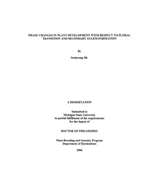 Luận án tiến sĩ phase changes in plant development with respect to floral transition and secondary xylem formation