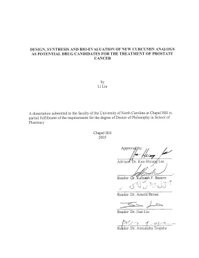 Luận án tiến sĩ design synthesis and bio evaluation of new curcumin analogs as potential drug candidates for the treatment of prostate cancer