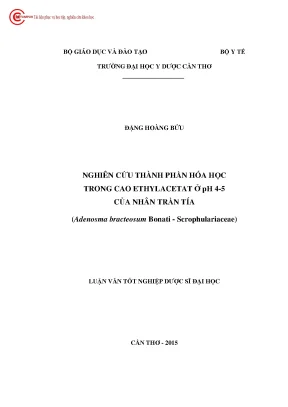 0126 nghiên cứu xây dựng qui trình phân tích thành phần glucocorticoid có trong các loại mỹ phẩm lưu hành tại tpcần thơ bằng phương pháp hpl