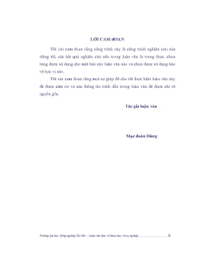 Điều tra tình hình bệnh nấm hại lạc và nghiên cứu biện pháp phòng trừ một sôs bệnh nấm chính hại lạc vụ xuân 2008 tại huyện đông triều tỉnh quảng ninh