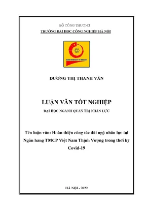 Luận văn quản trị nhân lực đãi ngộ nhân sự