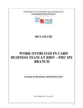 Luận văn work overload in card business team at bidv phu my branch